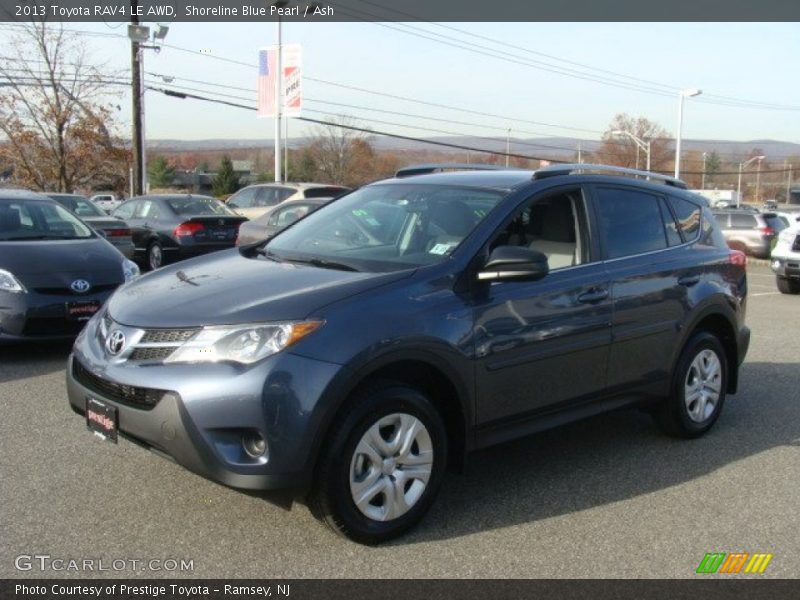 Shoreline Blue Pearl / Ash 2013 Toyota RAV4 LE AWD