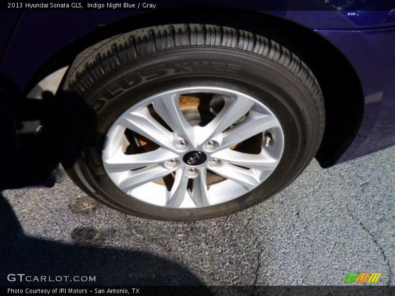 Indigo Night Blue / Gray 2013 Hyundai Sonata GLS