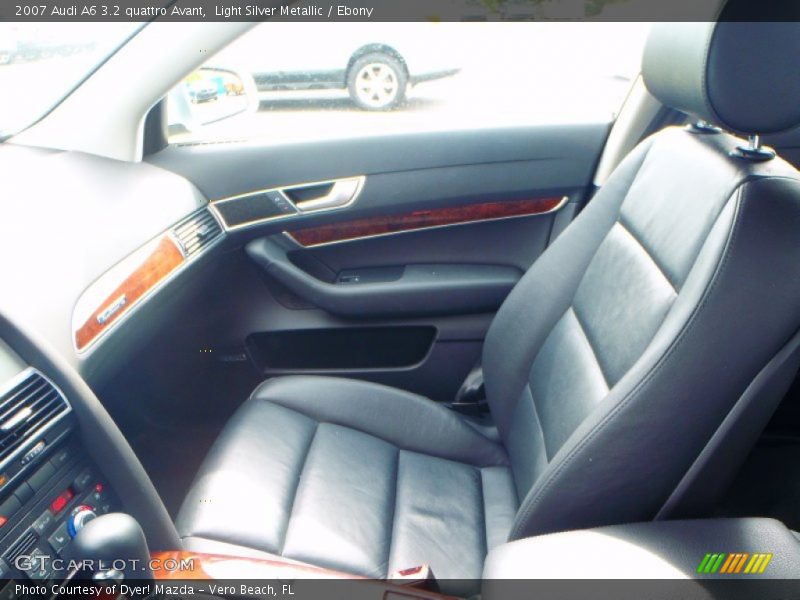 Light Silver Metallic / Ebony 2007 Audi A6 3.2 quattro Avant