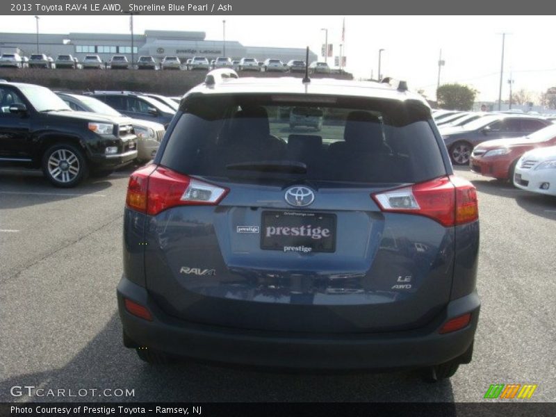 Shoreline Blue Pearl / Ash 2013 Toyota RAV4 LE AWD
