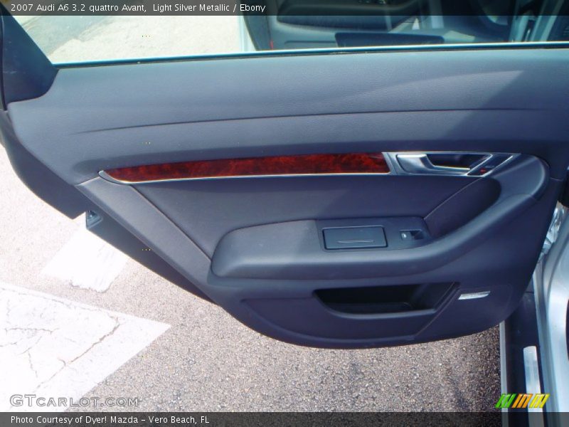 Light Silver Metallic / Ebony 2007 Audi A6 3.2 quattro Avant