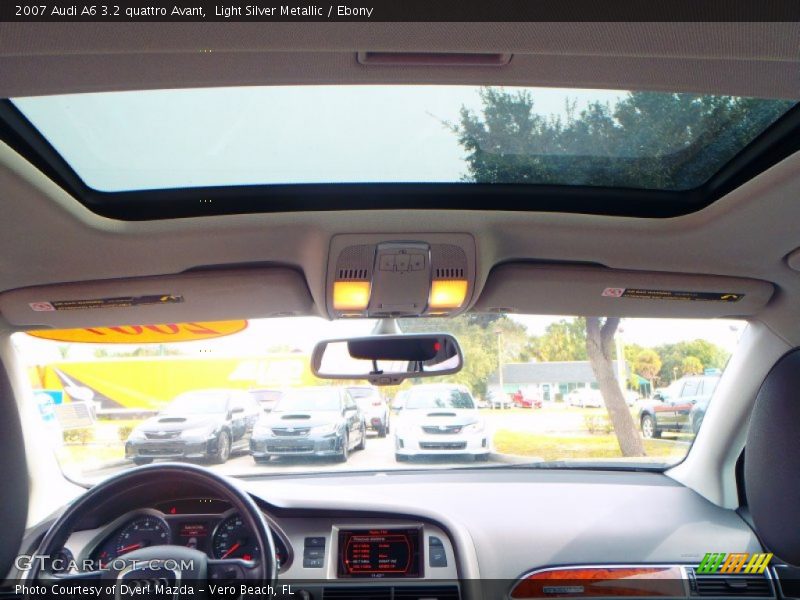 Light Silver Metallic / Ebony 2007 Audi A6 3.2 quattro Avant