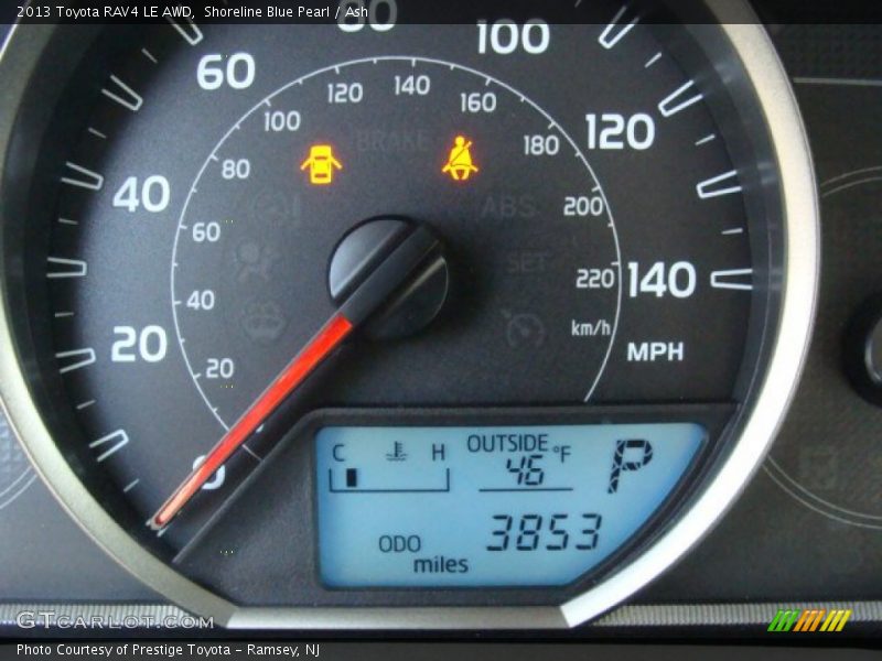 Shoreline Blue Pearl / Ash 2013 Toyota RAV4 LE AWD