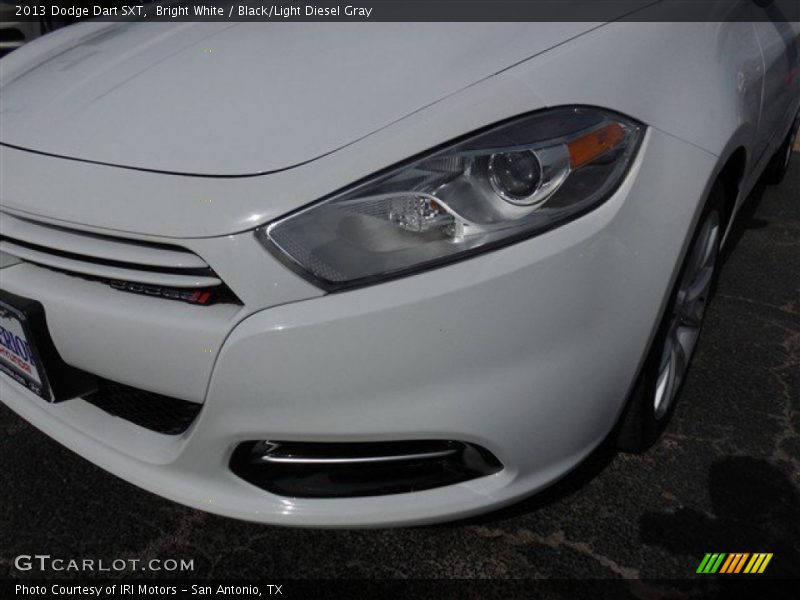 Bright White / Black/Light Diesel Gray 2013 Dodge Dart SXT