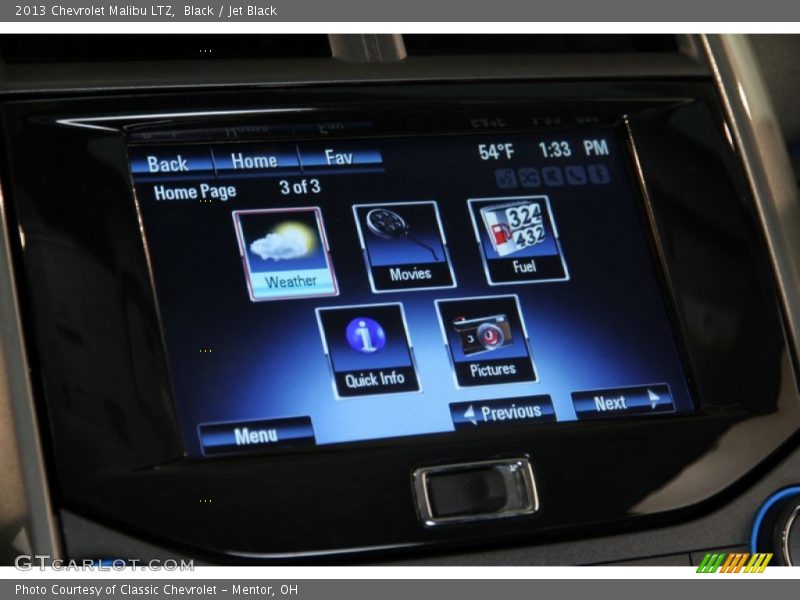 Black / Jet Black 2013 Chevrolet Malibu LTZ