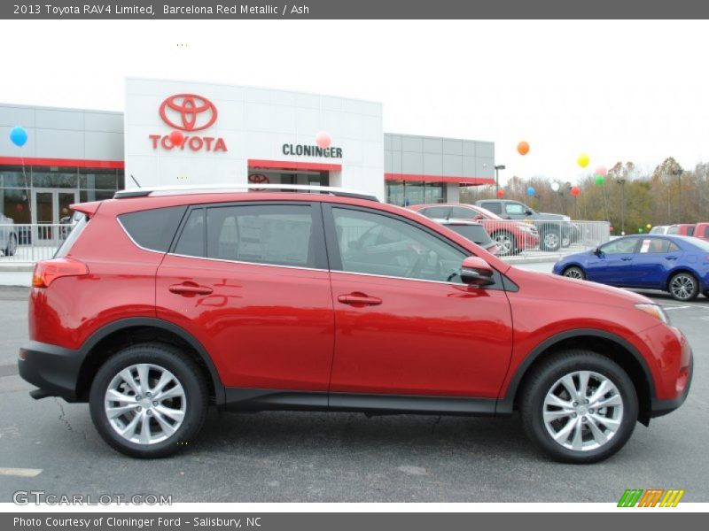 Barcelona Red Metallic / Ash 2013 Toyota RAV4 Limited