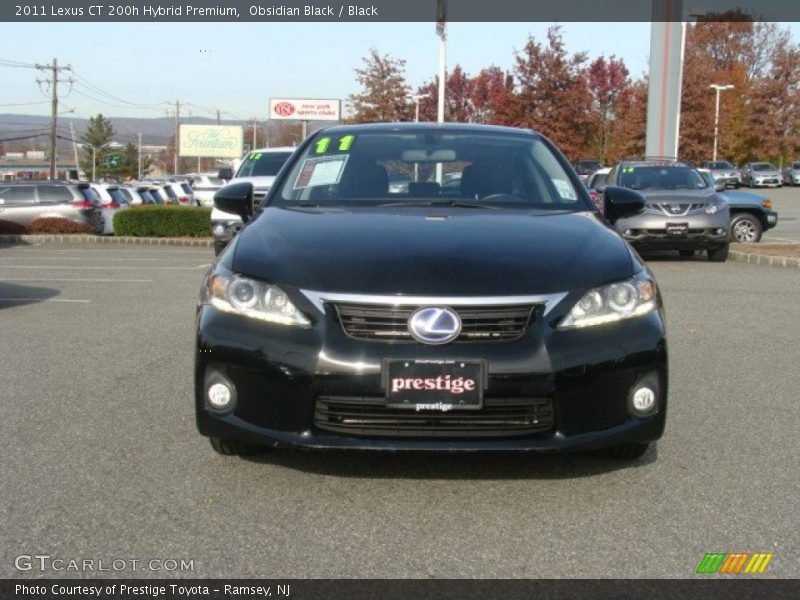 Obsidian Black / Black 2011 Lexus CT 200h Hybrid Premium
