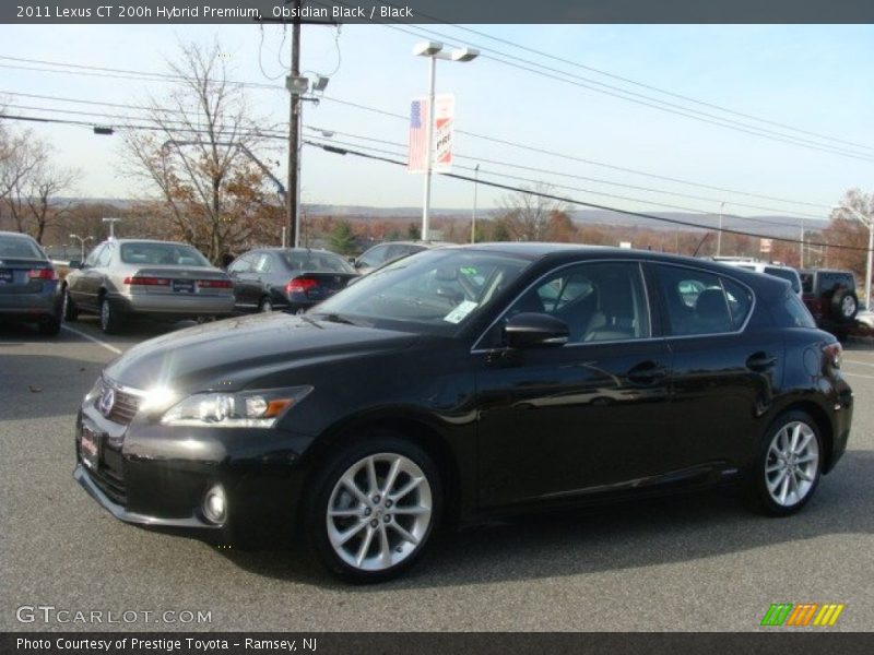Obsidian Black / Black 2011 Lexus CT 200h Hybrid Premium