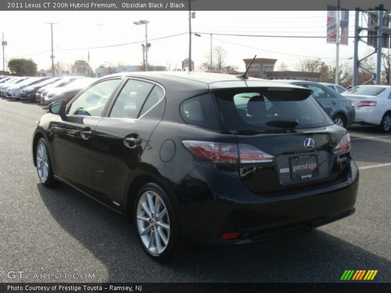 Obsidian Black / Black 2011 Lexus CT 200h Hybrid Premium