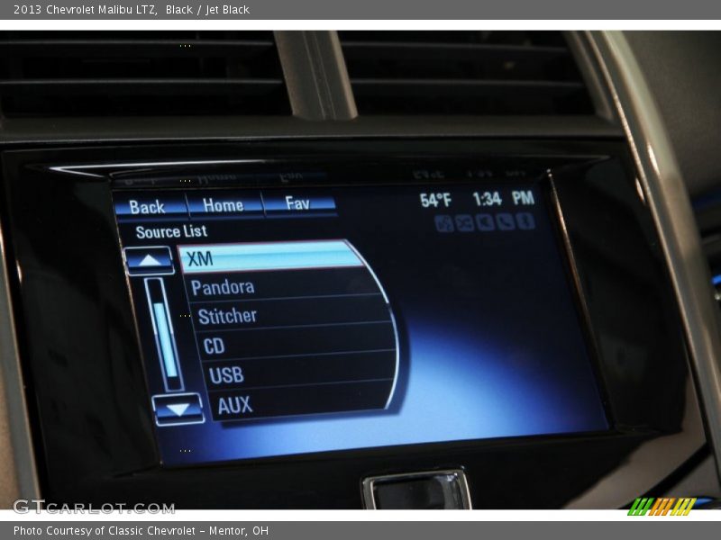 Black / Jet Black 2013 Chevrolet Malibu LTZ