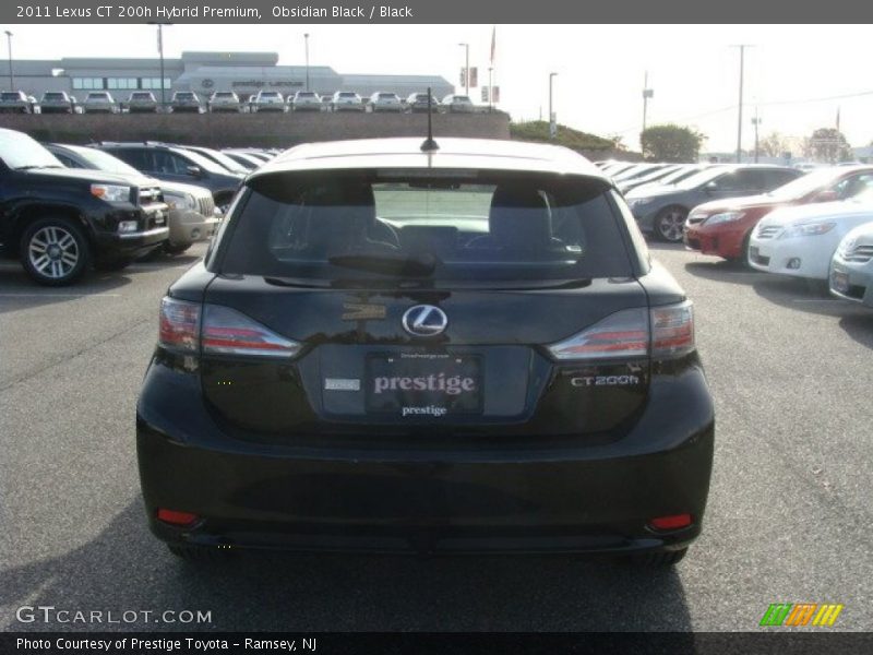 Obsidian Black / Black 2011 Lexus CT 200h Hybrid Premium