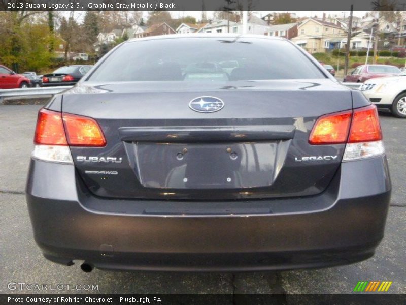 Graphite Gray Metallic / Black 2013 Subaru Legacy 2.5i
