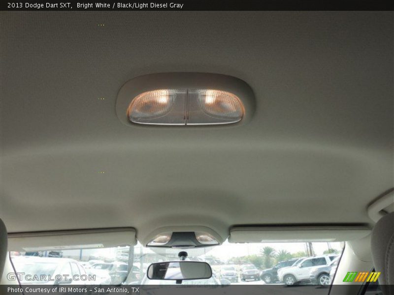 Bright White / Black/Light Diesel Gray 2013 Dodge Dart SXT