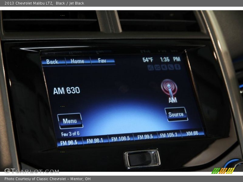 Black / Jet Black 2013 Chevrolet Malibu LTZ