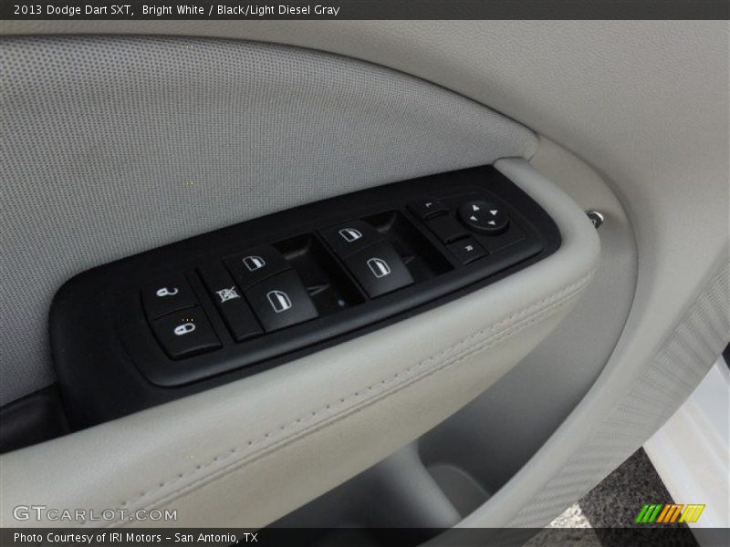 Bright White / Black/Light Diesel Gray 2013 Dodge Dart SXT