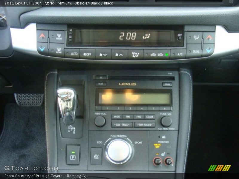Obsidian Black / Black 2011 Lexus CT 200h Hybrid Premium