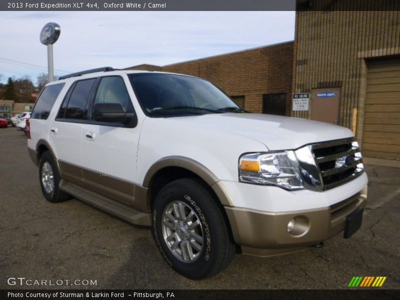 Oxford White / Camel 2013 Ford Expedition XLT 4x4