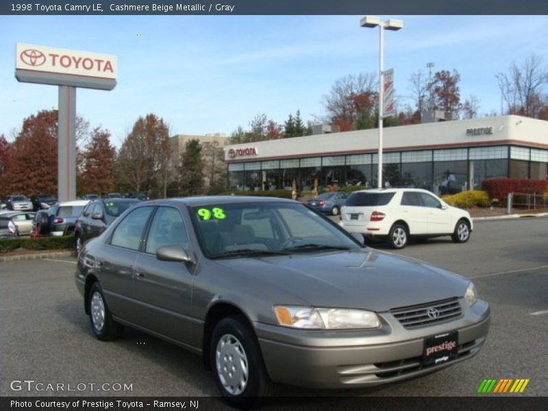 Cashmere Beige Metallic / Gray 1998 Toyota Camry LE