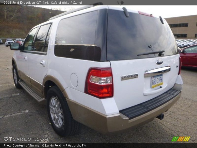 Oxford White / Camel 2013 Ford Expedition XLT 4x4