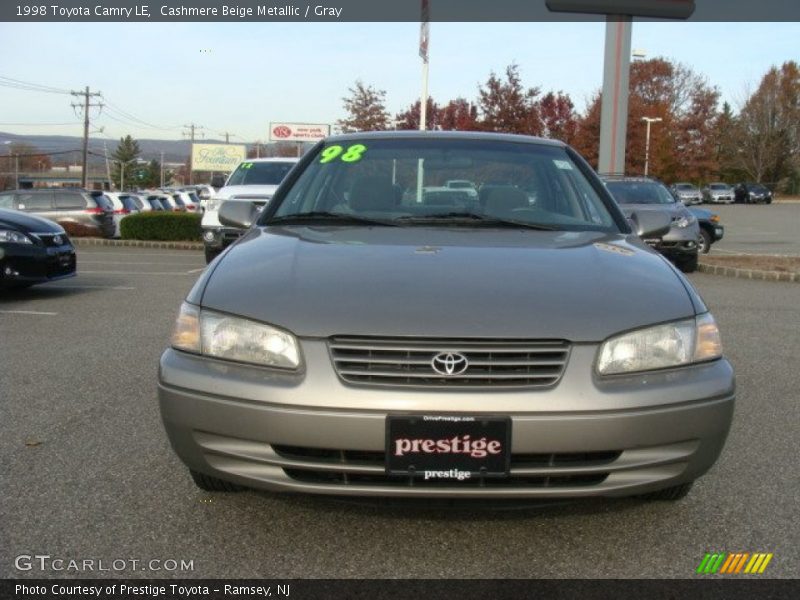 Cashmere Beige Metallic / Gray 1998 Toyota Camry LE