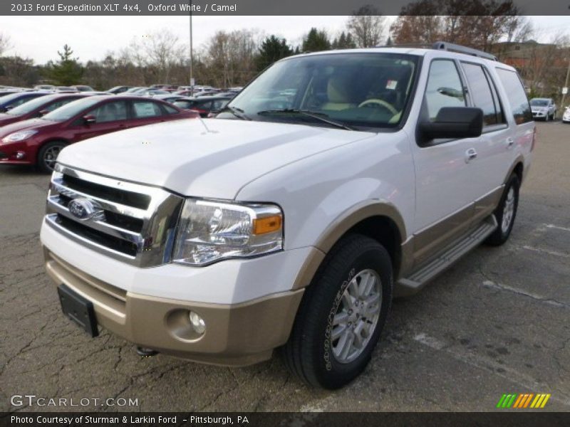 Oxford White / Camel 2013 Ford Expedition XLT 4x4