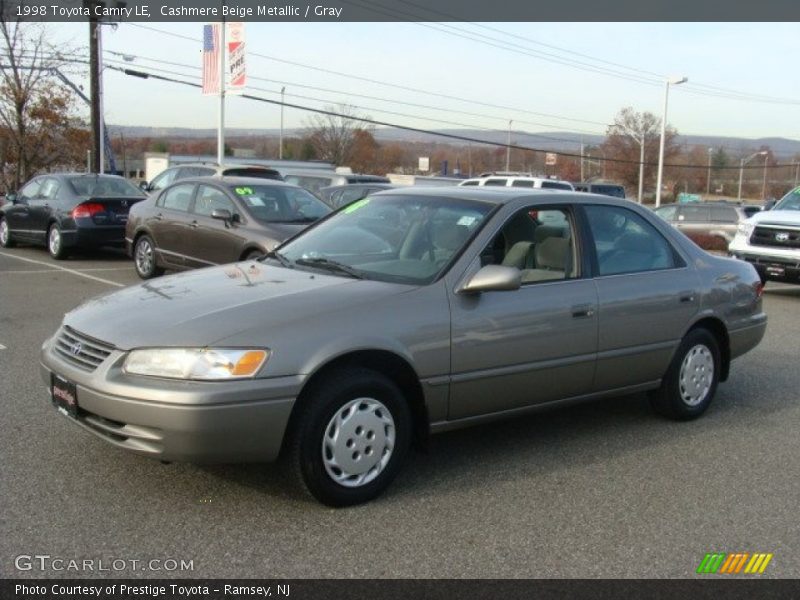Cashmere Beige Metallic / Gray 1998 Toyota Camry LE