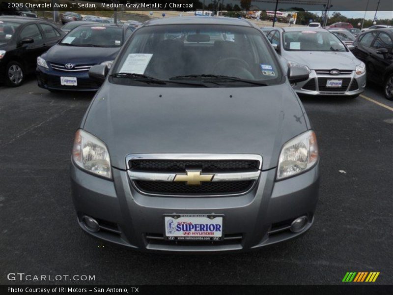 Medium Gray Metallic / Charcoal 2008 Chevrolet Aveo LT Sedan