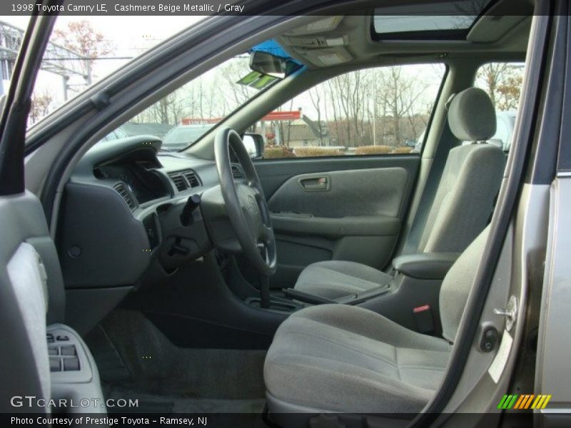 Cashmere Beige Metallic / Gray 1998 Toyota Camry LE