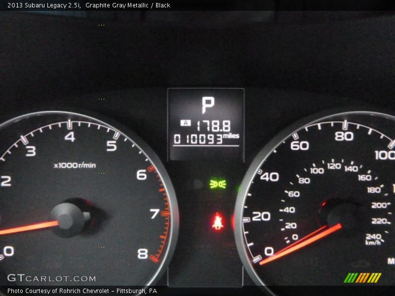 Graphite Gray Metallic / Black 2013 Subaru Legacy 2.5i