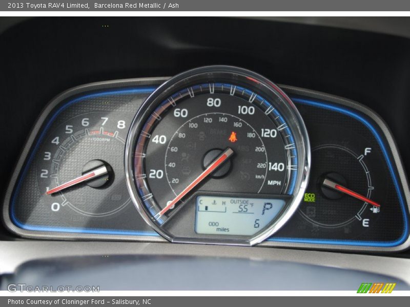 Barcelona Red Metallic / Ash 2013 Toyota RAV4 Limited