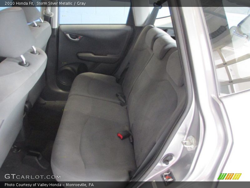 Storm Silver Metallic / Gray 2010 Honda Fit