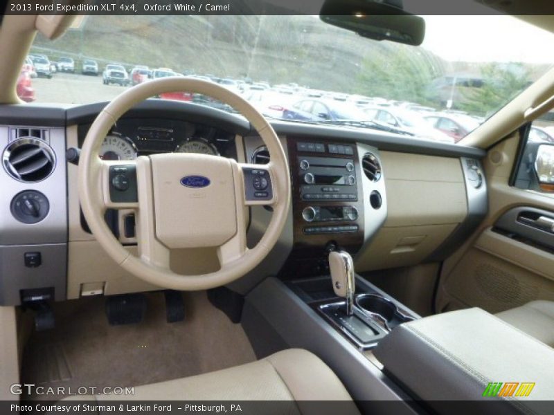 Oxford White / Camel 2013 Ford Expedition XLT 4x4