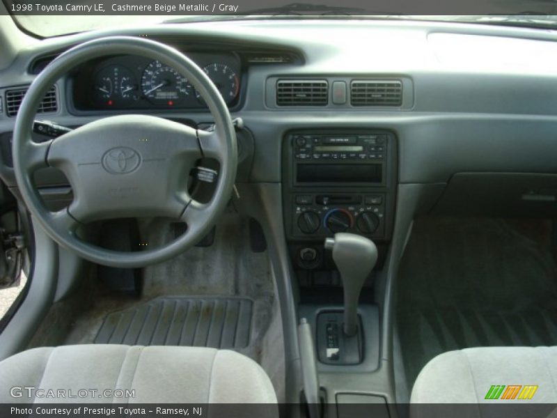 Cashmere Beige Metallic / Gray 1998 Toyota Camry LE