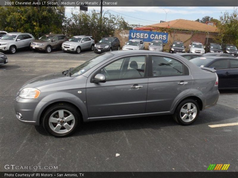 Medium Gray Metallic / Charcoal 2008 Chevrolet Aveo LT Sedan