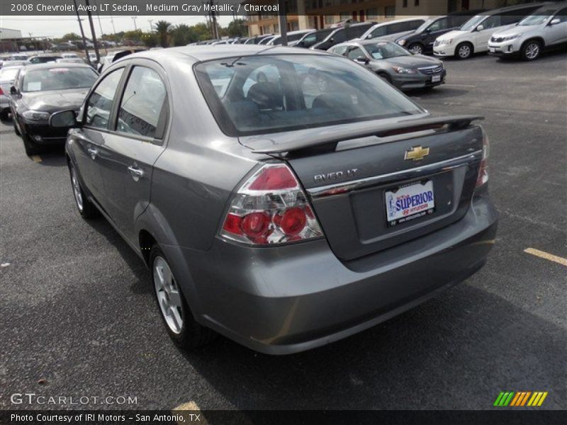 Medium Gray Metallic / Charcoal 2008 Chevrolet Aveo LT Sedan