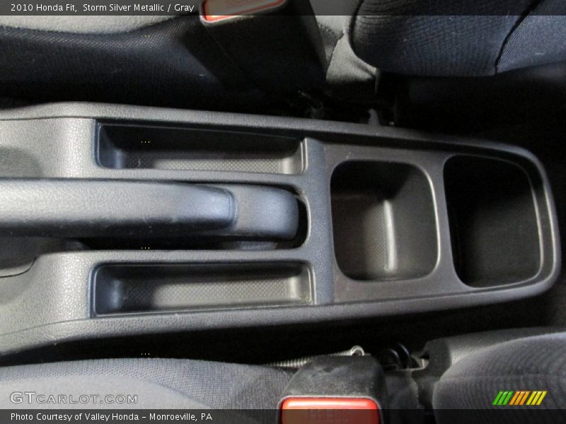Storm Silver Metallic / Gray 2010 Honda Fit
