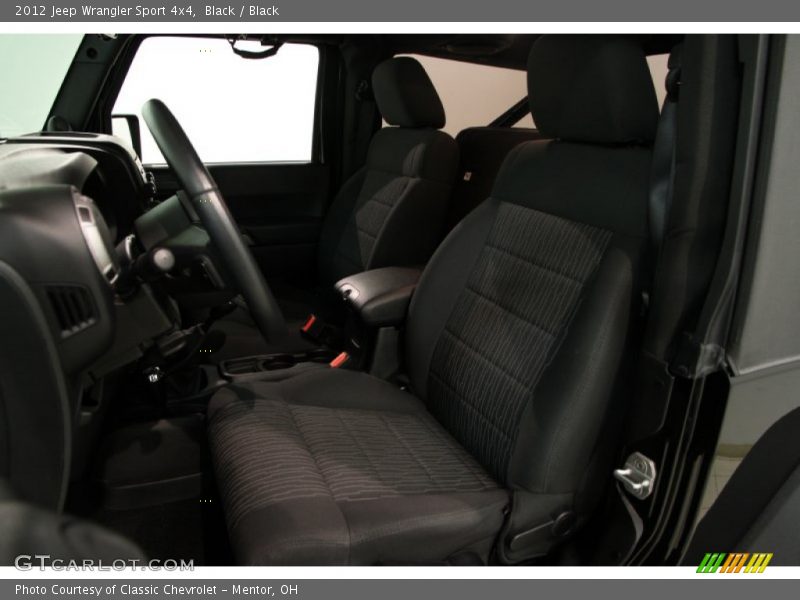 Black / Black 2012 Jeep Wrangler Sport 4x4