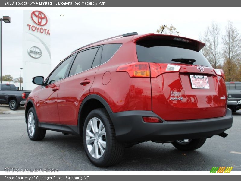 Barcelona Red Metallic / Ash 2013 Toyota RAV4 Limited