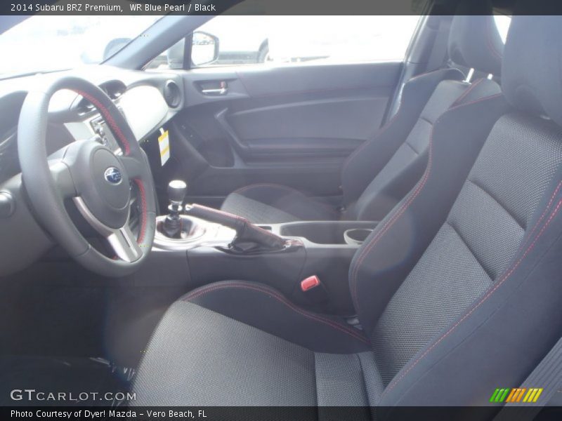 WR Blue Pearl / Black 2014 Subaru BRZ Premium