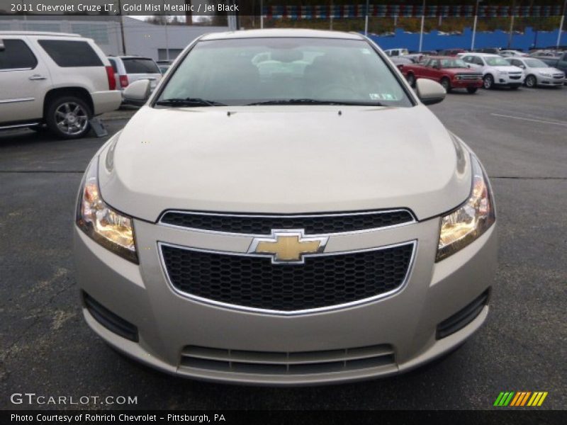 Gold Mist Metallic / Jet Black 2011 Chevrolet Cruze LT