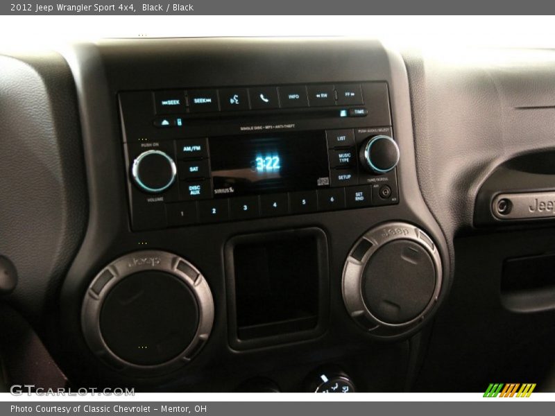 Black / Black 2012 Jeep Wrangler Sport 4x4