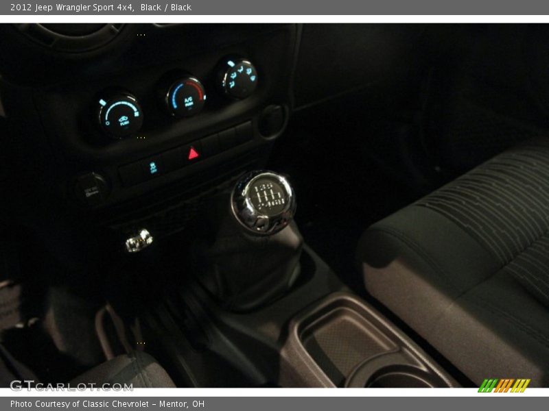 Black / Black 2012 Jeep Wrangler Sport 4x4