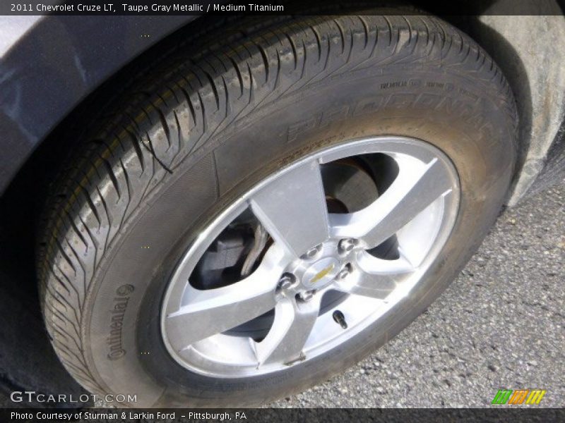 Taupe Gray Metallic / Medium Titanium 2011 Chevrolet Cruze LT