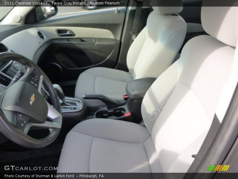 Taupe Gray Metallic / Medium Titanium 2011 Chevrolet Cruze LT
