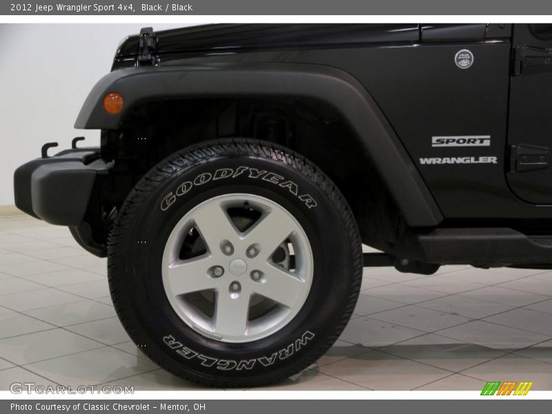 Black / Black 2012 Jeep Wrangler Sport 4x4