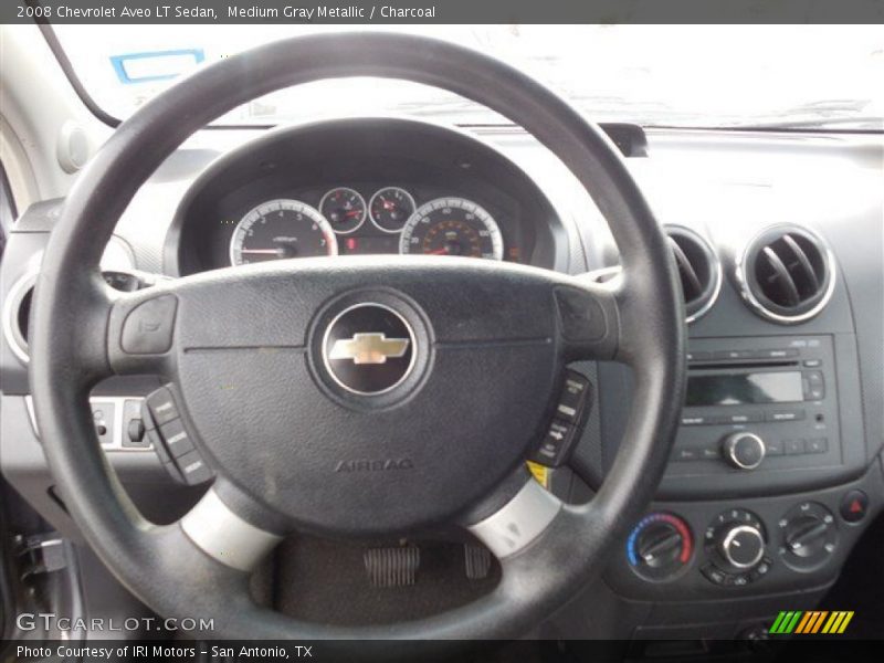 Medium Gray Metallic / Charcoal 2008 Chevrolet Aveo LT Sedan