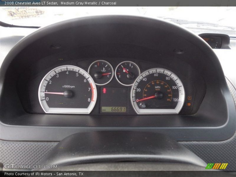 Medium Gray Metallic / Charcoal 2008 Chevrolet Aveo LT Sedan