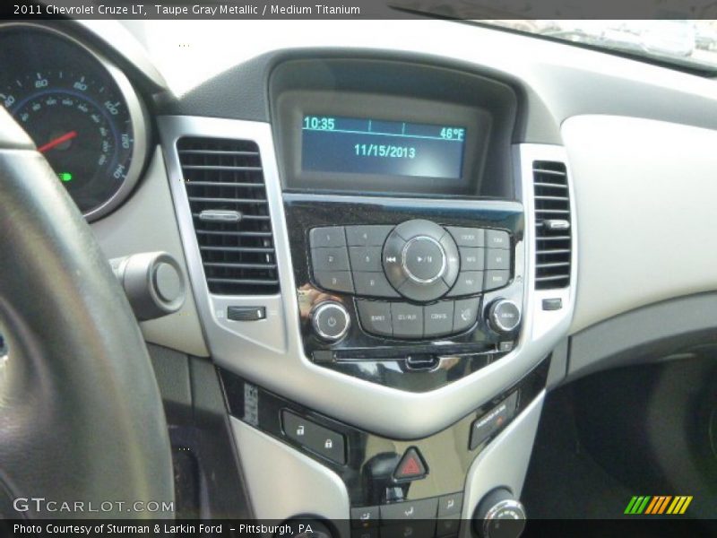 Taupe Gray Metallic / Medium Titanium 2011 Chevrolet Cruze LT