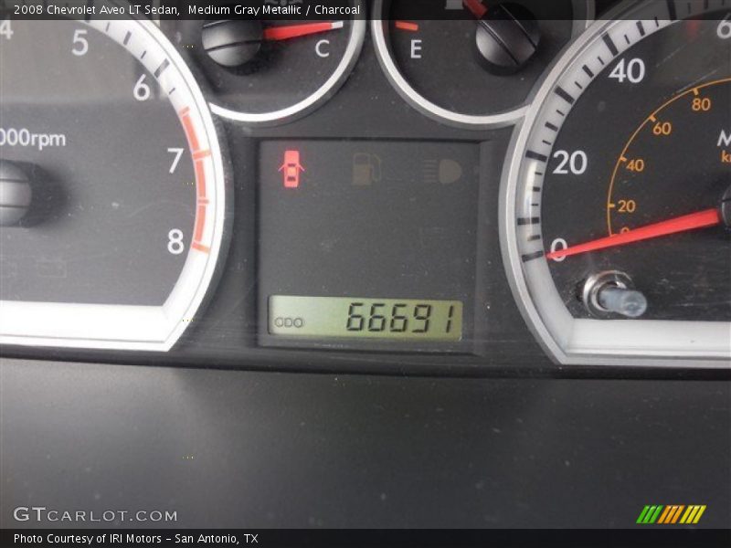 Medium Gray Metallic / Charcoal 2008 Chevrolet Aveo LT Sedan