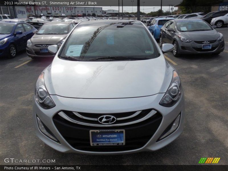 Shimmering Air Silver / Black 2013 Hyundai Elantra GT